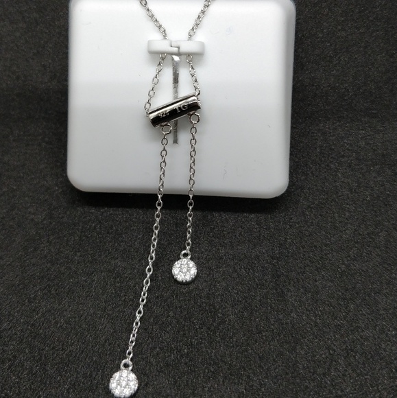 Jewelry - 🎁2x$40
Sterling Silver necklace w/cubic zirconia